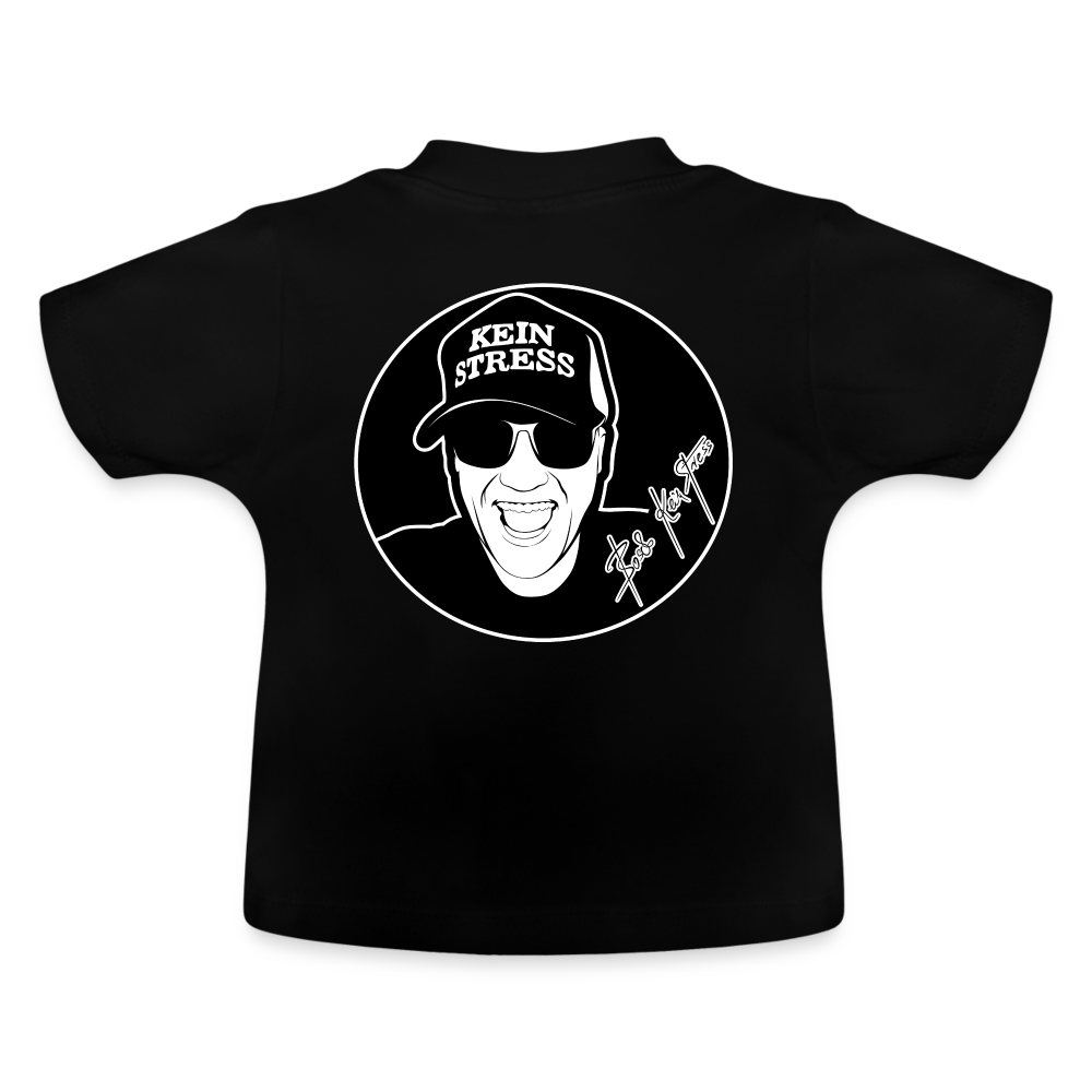 Boscho Kein Stress ® Baby T-Shirt - Schwarz