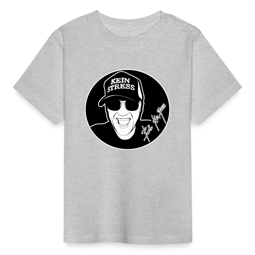 Boscho Kein Stress ® Baby T-Shirt - Grau meliert