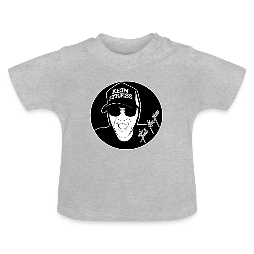 Boscho Kein Stress ® Baby T-Shirt - Grau meliert