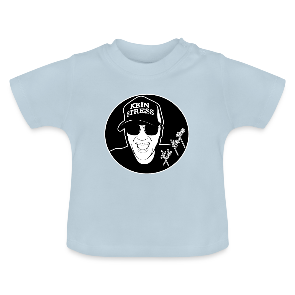 Boscho Kein Stress ® Baby T-Shirt - Hellblau
