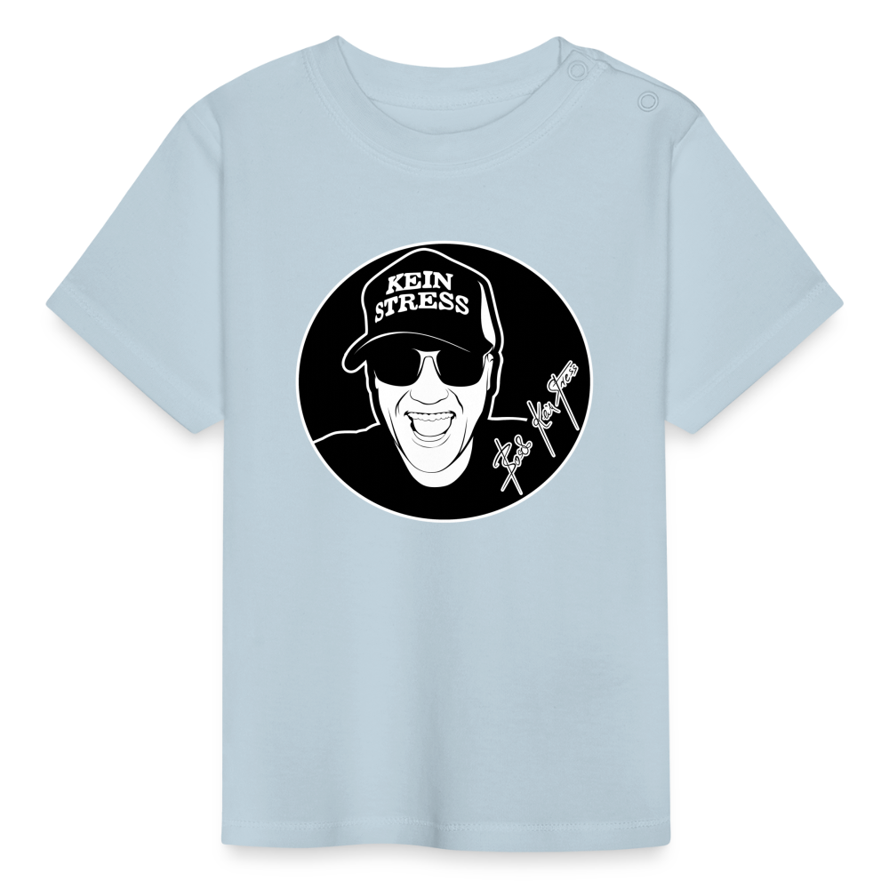 Boscho Kein Stress ® Baby T-Shirt - Hellblau