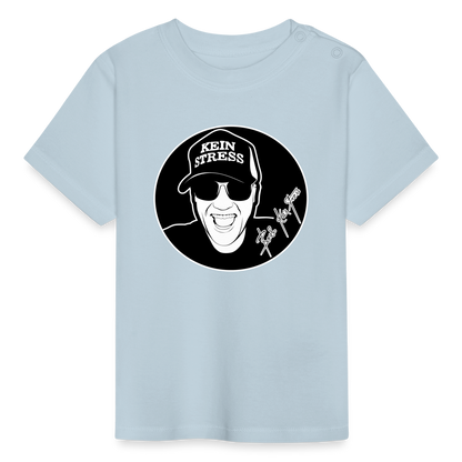 Boscho Kein Stress ® Baby T-Shirt - Hellblau