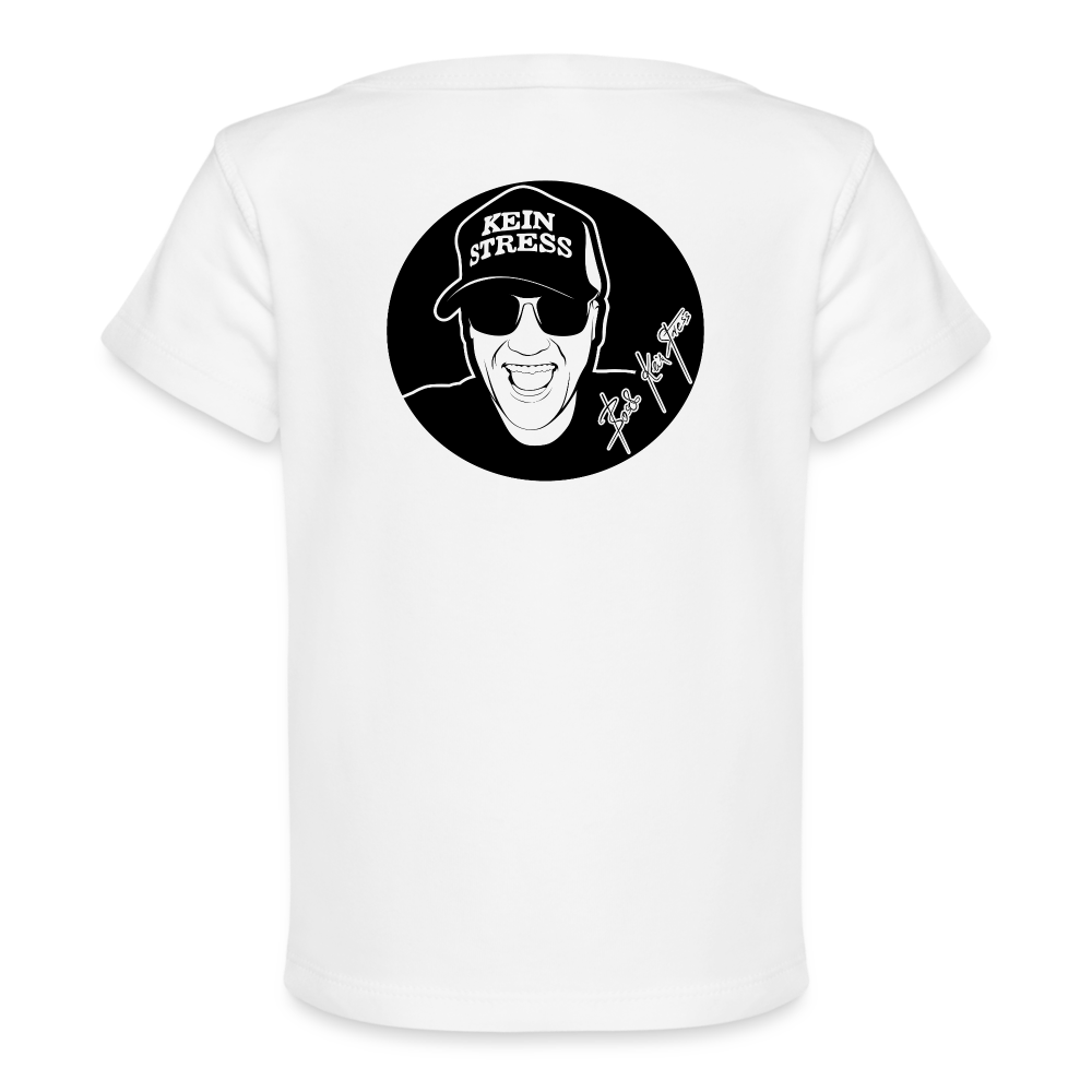 Boscho Kein Stress ® Baby Bio-T-Shirt - weiß