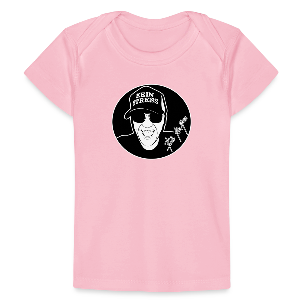 Boscho Kein Stress ® Baby Bio-T-Shirt - Hellrosa
