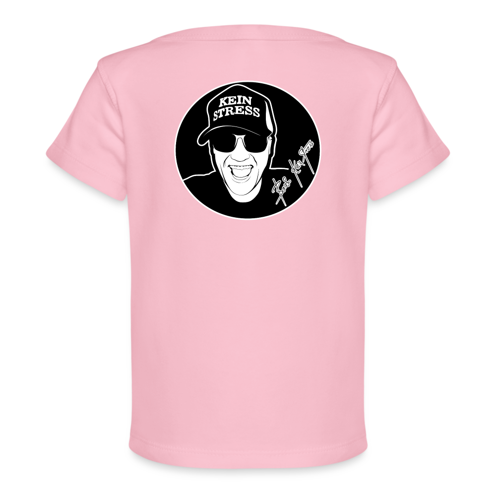 Boscho Kein Stress ® Baby Bio-T-Shirt - Hellrosa