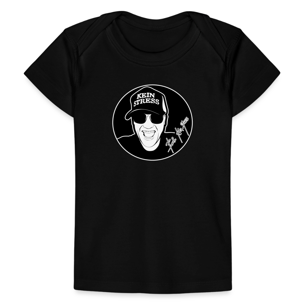 Boscho Kein Stress ® Baby Bio-T-Shirt - Schwarz