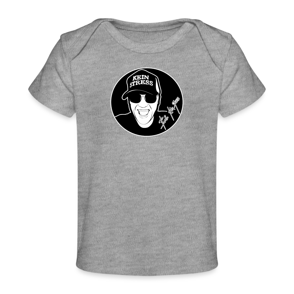 Boscho Kein Stress ® Baby Bio-T-Shirt - Grau meliert