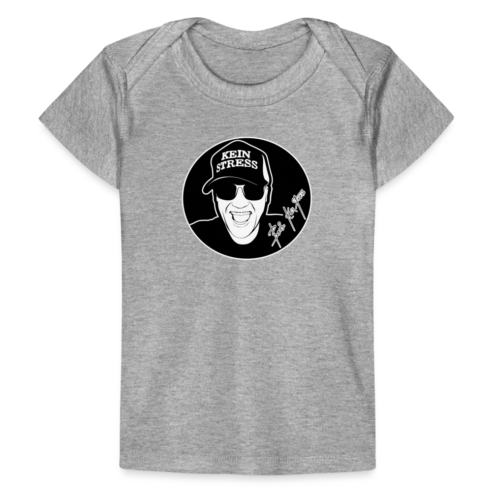 Boscho Kein Stress ® Baby Bio-T-Shirt - Grau meliert