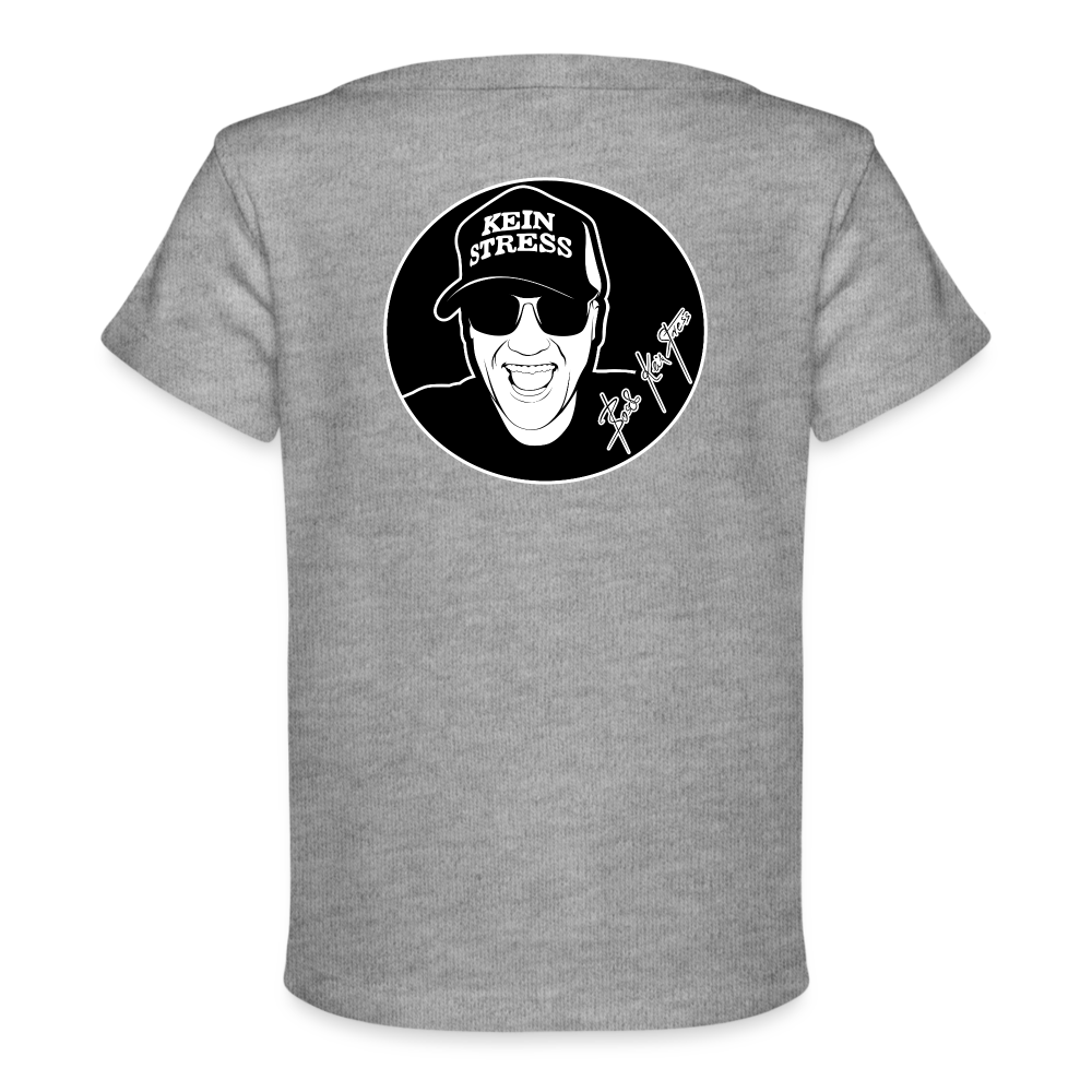 Boscho Kein Stress ® Baby Bio-T-Shirt - Grau meliert