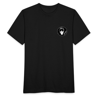 Boscho Kein Stress ® T-Shirt mit Logo auf Vorder - und Rückseite - Schwarz