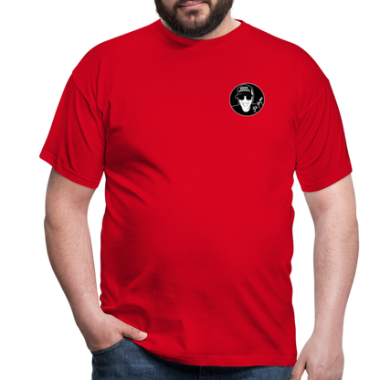 Boscho Kein Stress ® T-Shirt mit Logo auf Vorder - und Rückseite - Rot