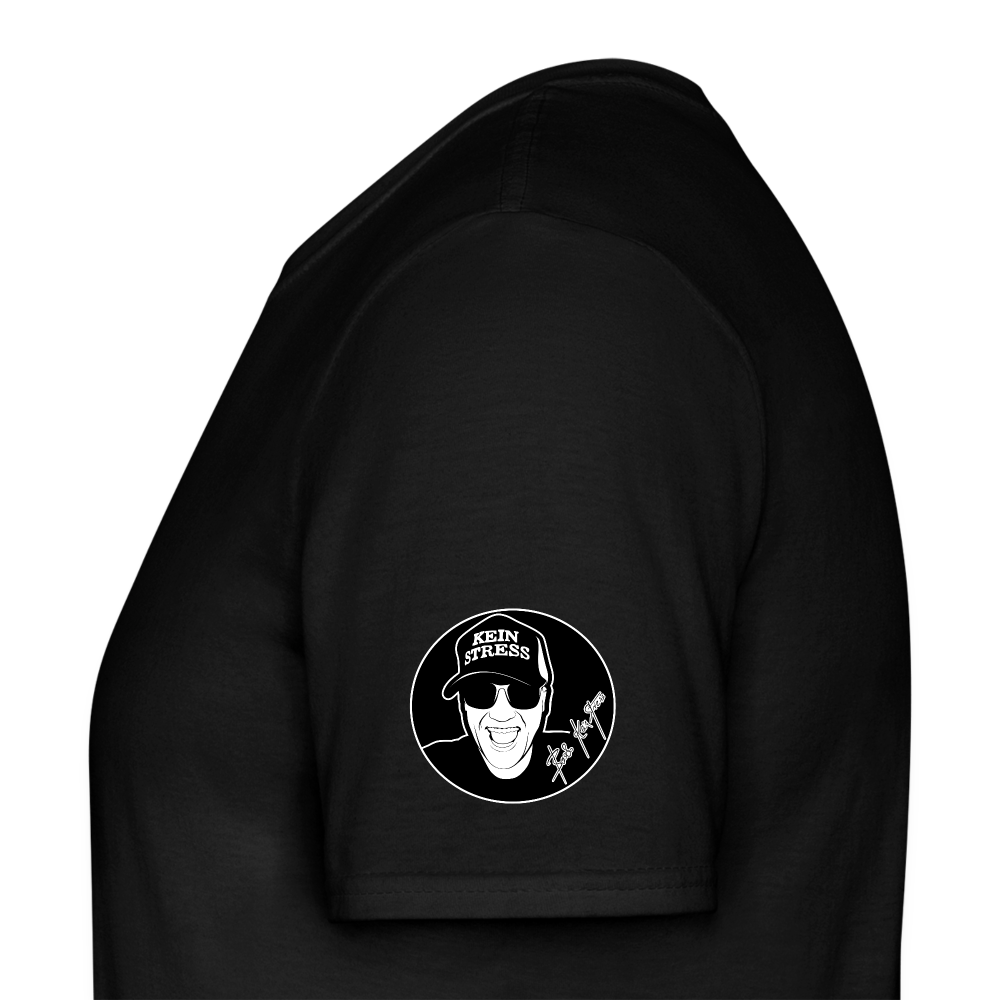 Boscho Kein Stress ® Männer T-Shirt Leck mich am DUPE Limited Edition 2024 schwarz - Schwarz