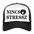 Boscho Kein Stress ® Trucker Nincs stressz Cap ungarisch mit Logo - Weiß/Schwarz